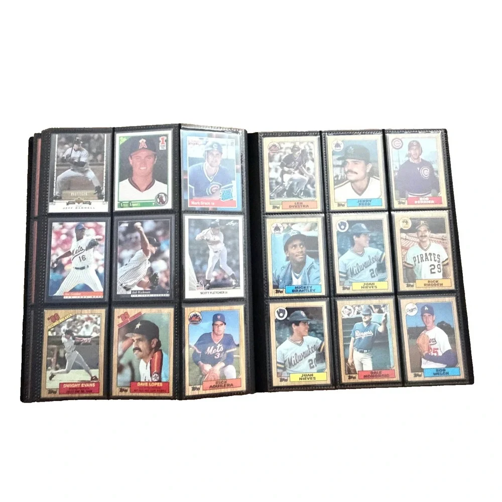 Nolan Ryan Baseball Card Lot Canseco McGwire Binder 80s 90s 360 Cards